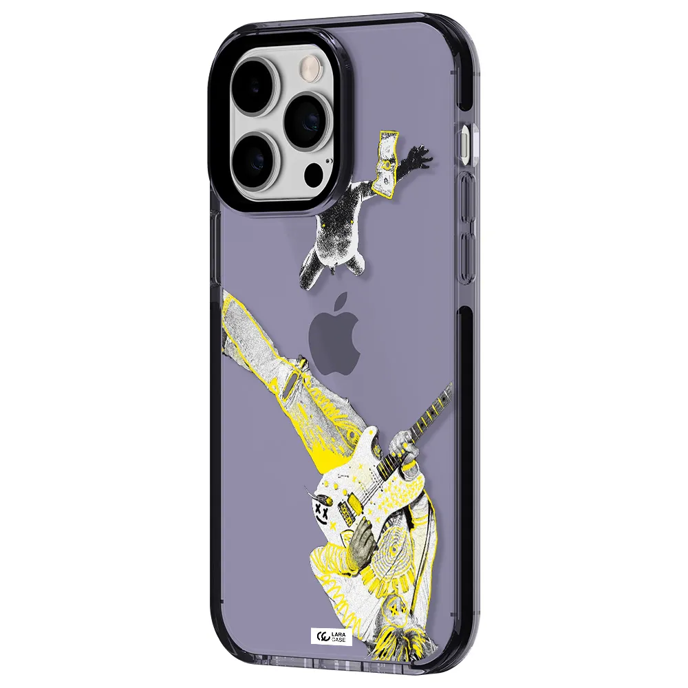 Guitarist Apple iPhone 14 pro max impact Lilac Case