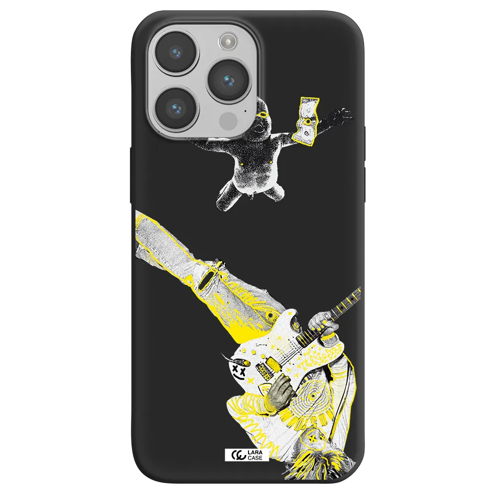 Guitarist Apple iPhone 14 pro Silicone black Case