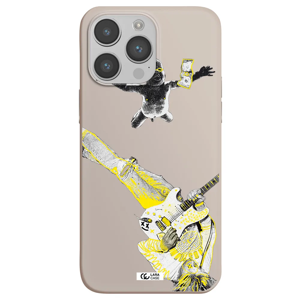 Guitarist Apple iPhone 14 pro Silicone Stone Case