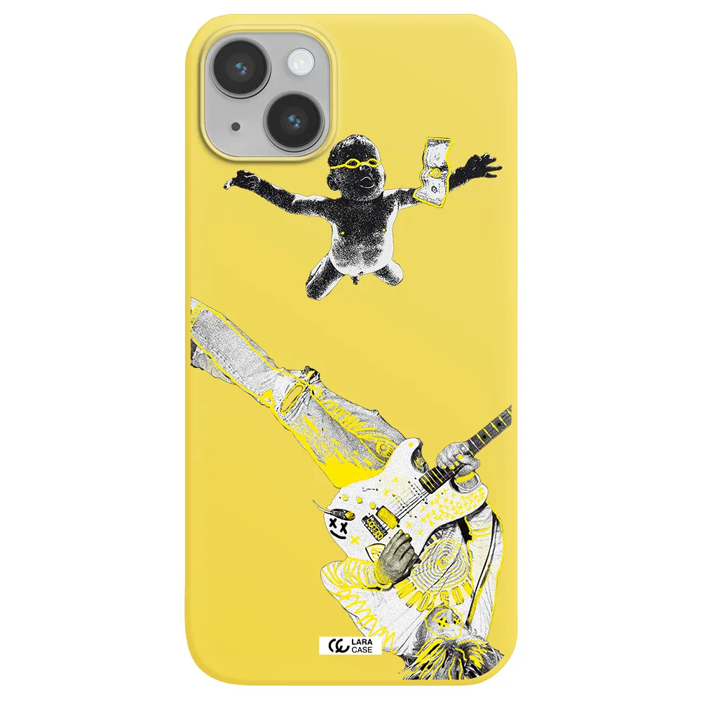 Guitarist Apple iPhone 14 Silicone canary yellow Case