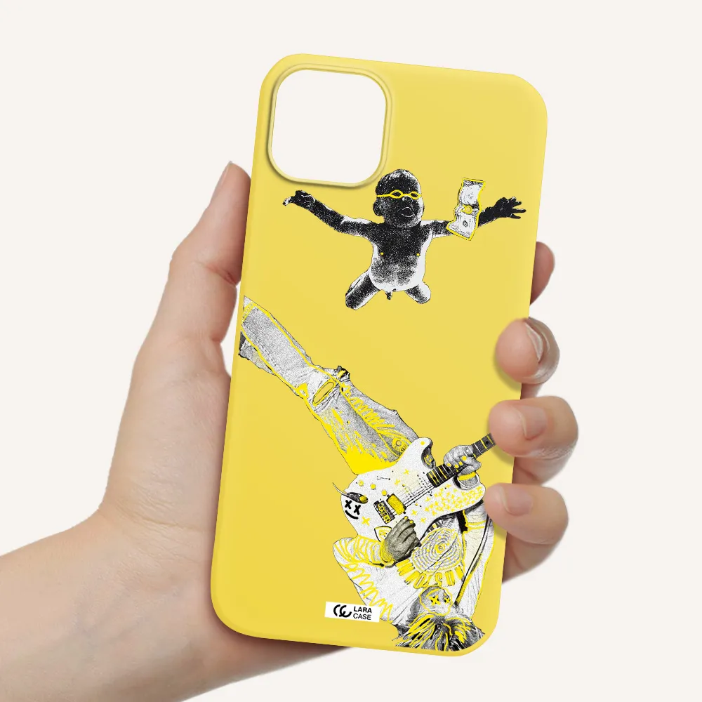 Guitarist Apple iPhone 14 Silicone canary yellow Case