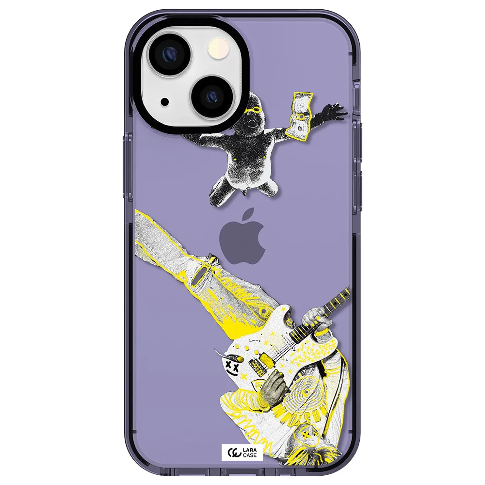Guitarist Apple iPhone 15 impact Lilac Case