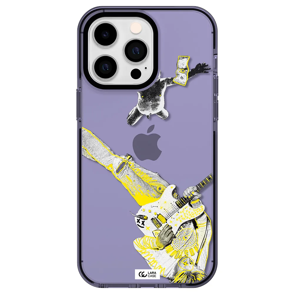 Guitarist Apple iPhone 15 Pro impact Lilac Case