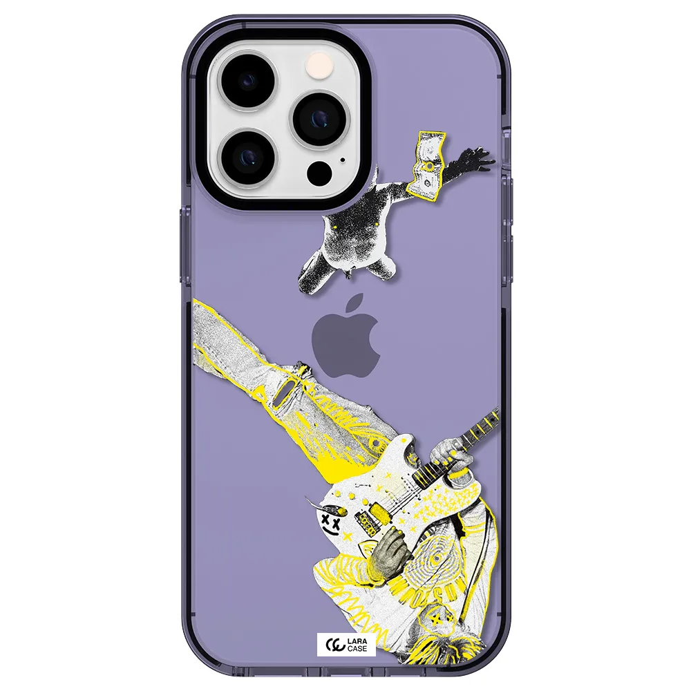 Guitarist Apple iPhone 15 Pro Max impact Lilac Case