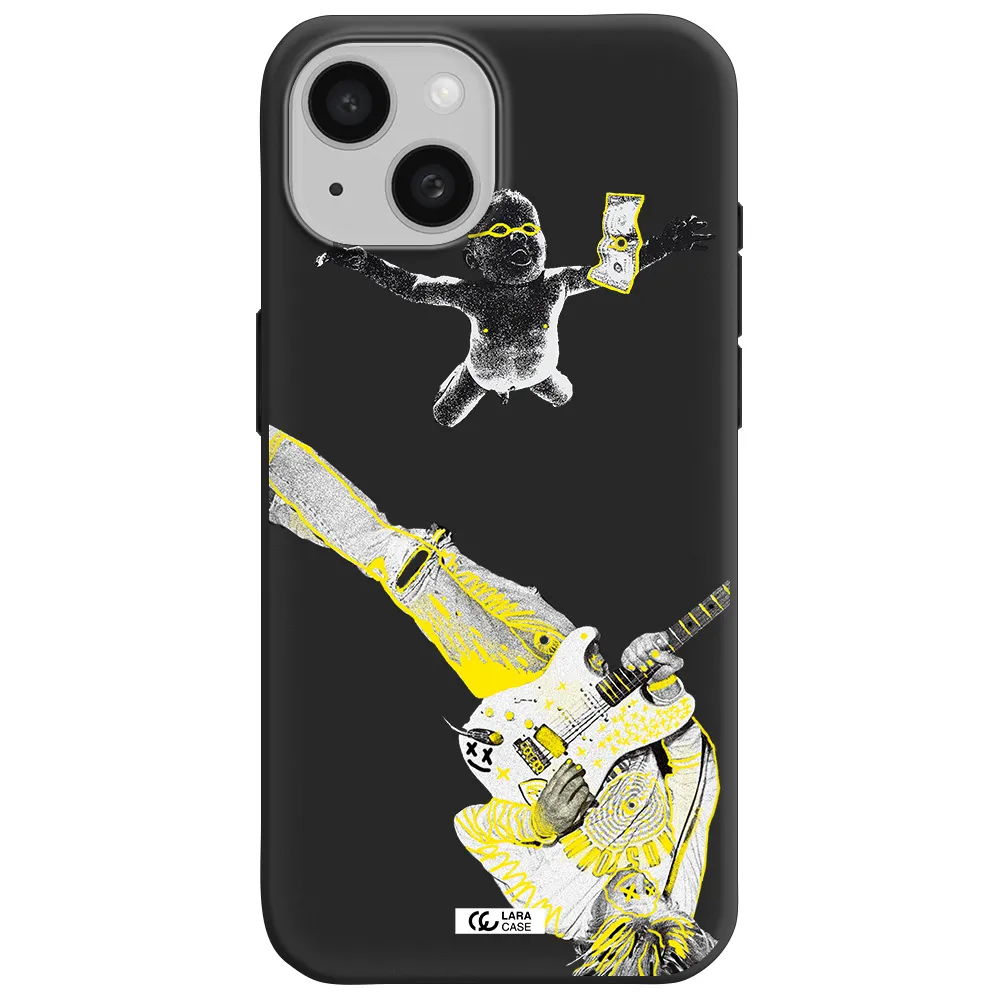 Guitarist Apple iPhone 15 Silicone black Case
