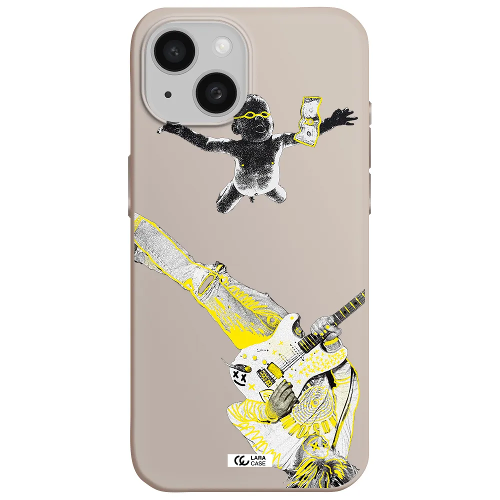 Guitarist Apple iPhone 15 Silicone Stone Case