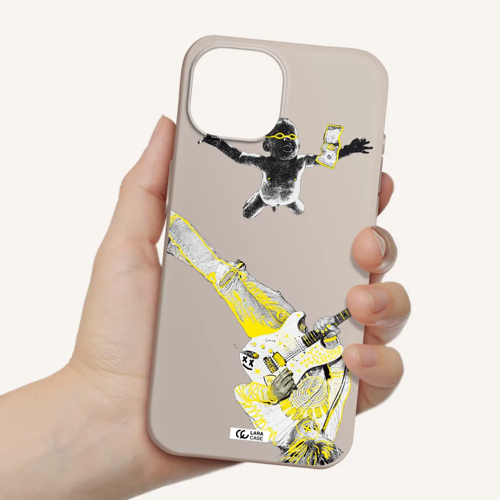 Guitarist Apple iPhone 15 Silicone Stone Case