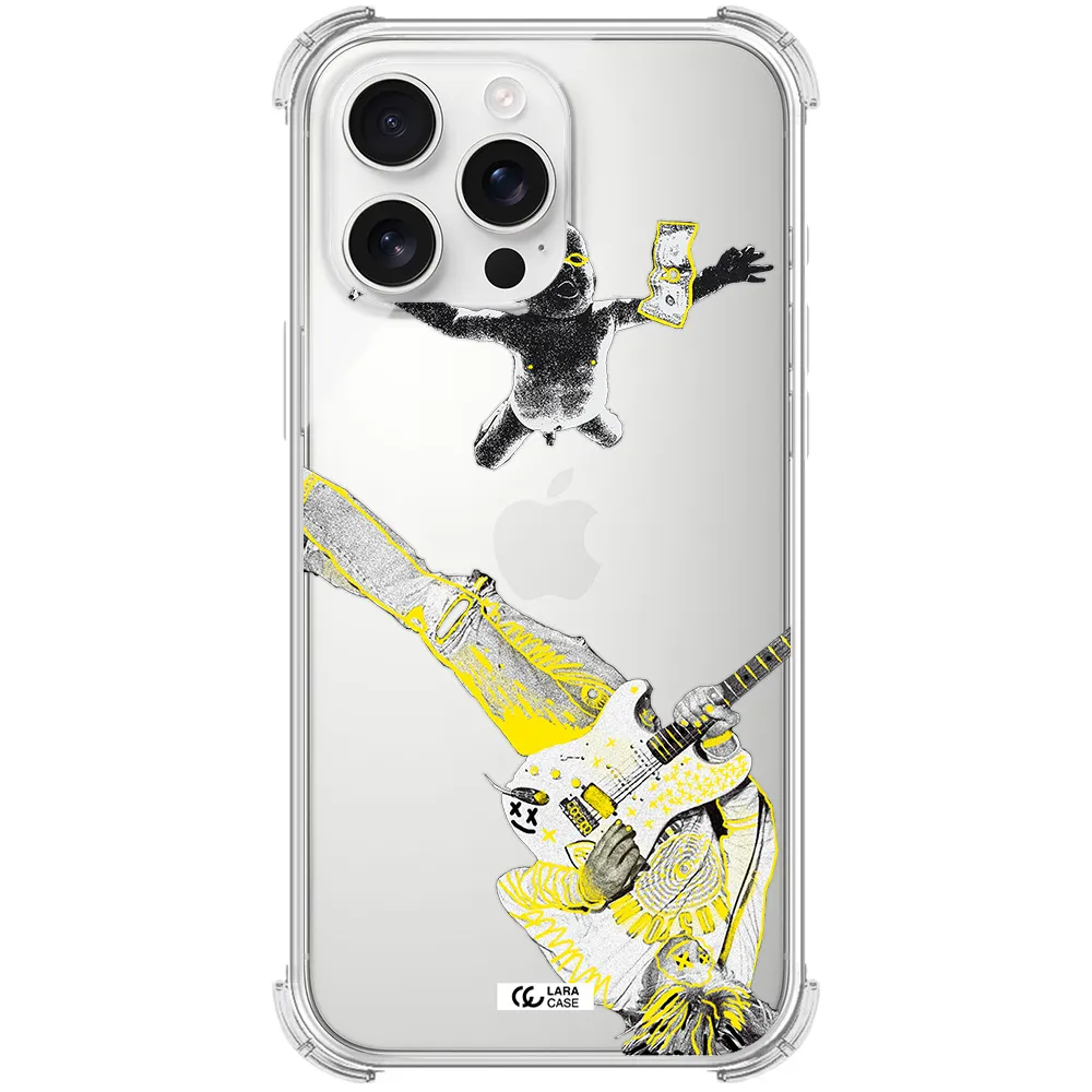 Guitarist Apple Iphone 16 Pro Max Clear Pc Case