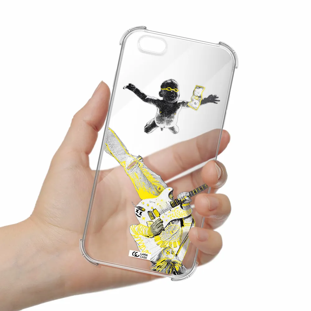 Guitarist Apple iPhone 6 plus Clear PC Case