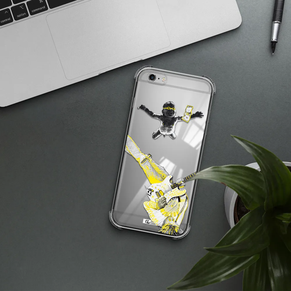 Guitarist Apple iPhone 6 plus Clear PC Case