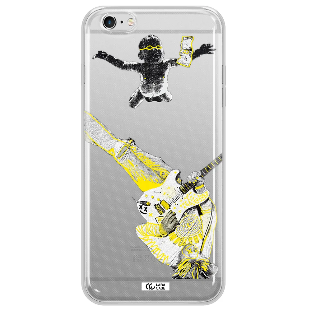 Guitarist Apple iPhone 6 s plus Clear TPU Case