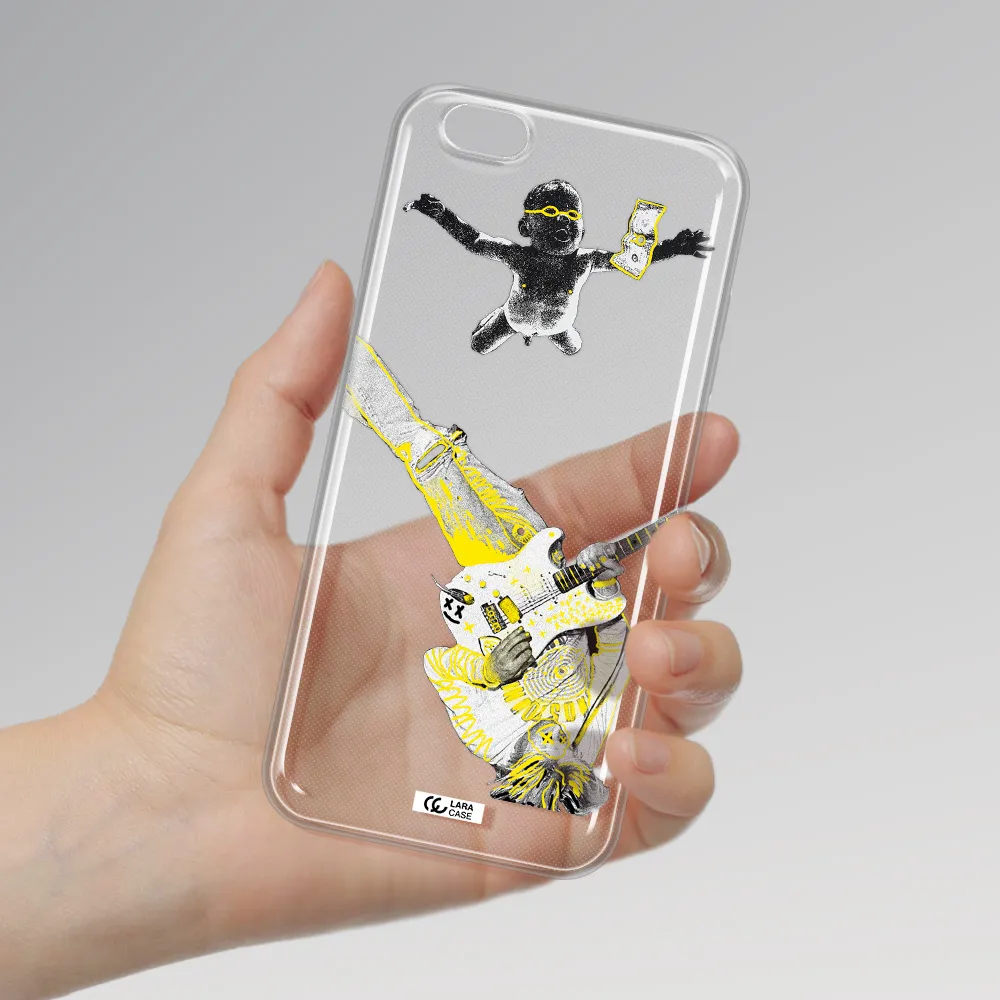 Guitarist Apple iPhone 6 s plus Clear TPU Case