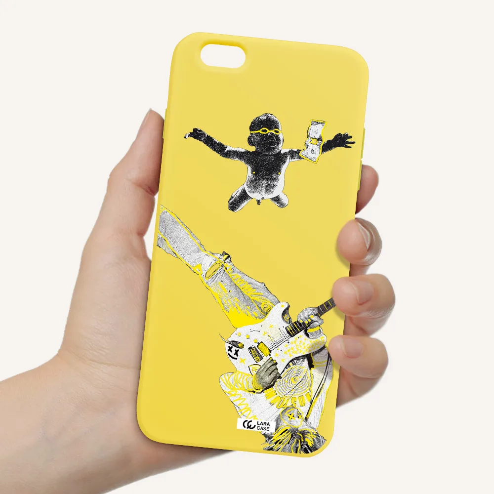 Guitarist Apple iPhone 6 s plus Silicone canary yellow Case