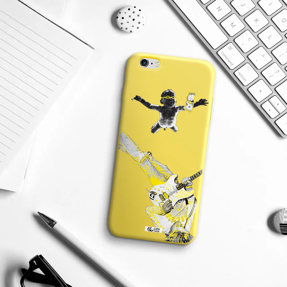 Guitarist Apple iPhone 6 s plus Silicone canary yellow Case