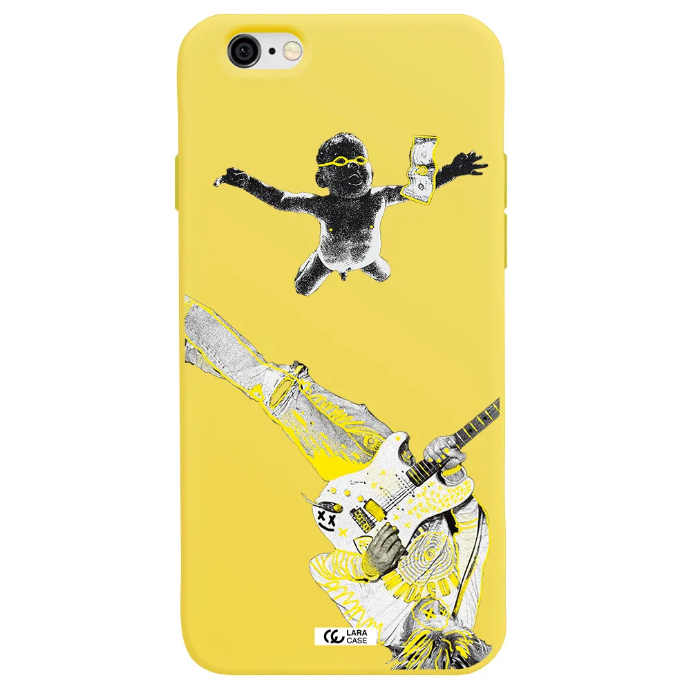 Guitarist Apple iPhone 6 Silicone canary yellow Case