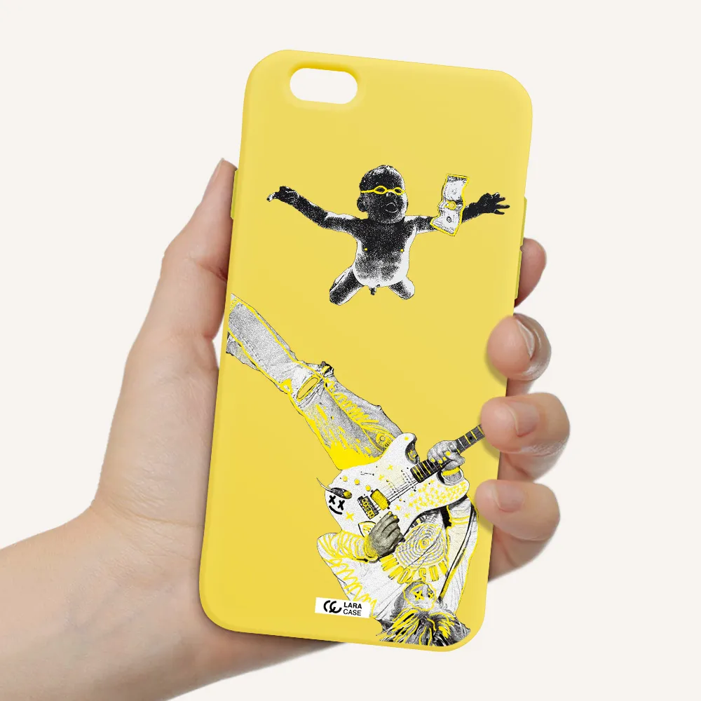 Guitarist Apple iPhone 6 Silicone canary yellow Case