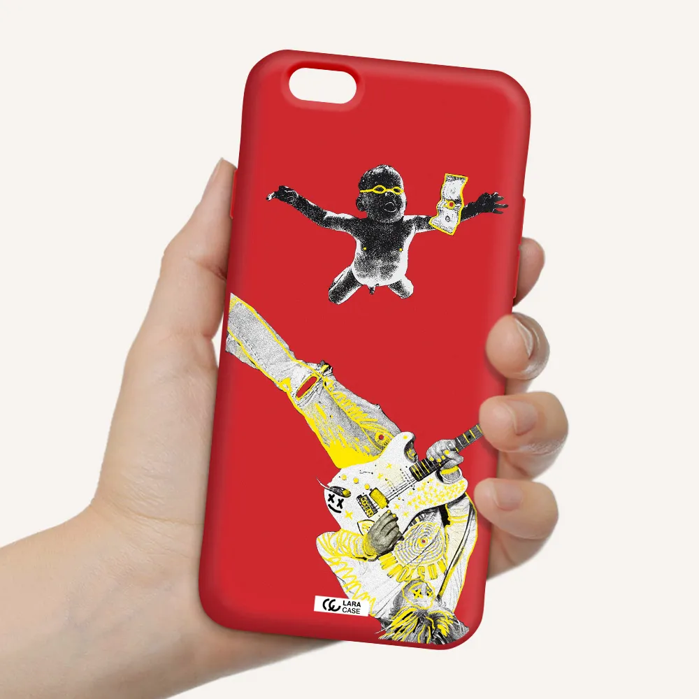 Guitarist Apple iPhone 6 Silicone Imperial Red Case
