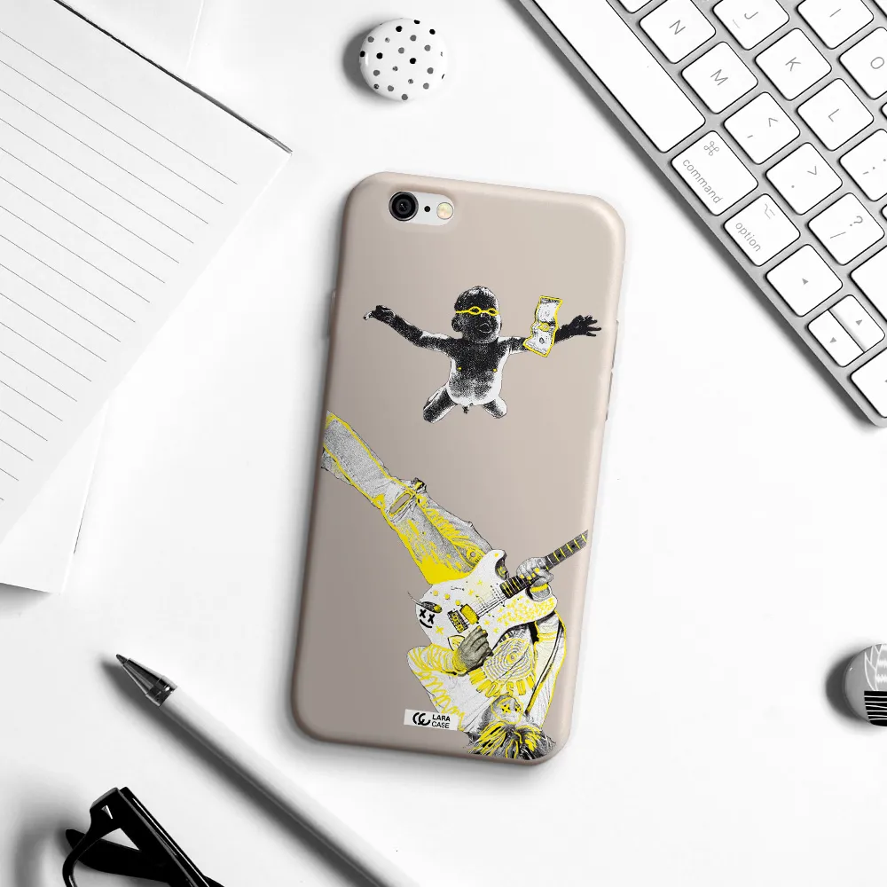 Guitarist Apple iPhone 6 Silicone Stone Case