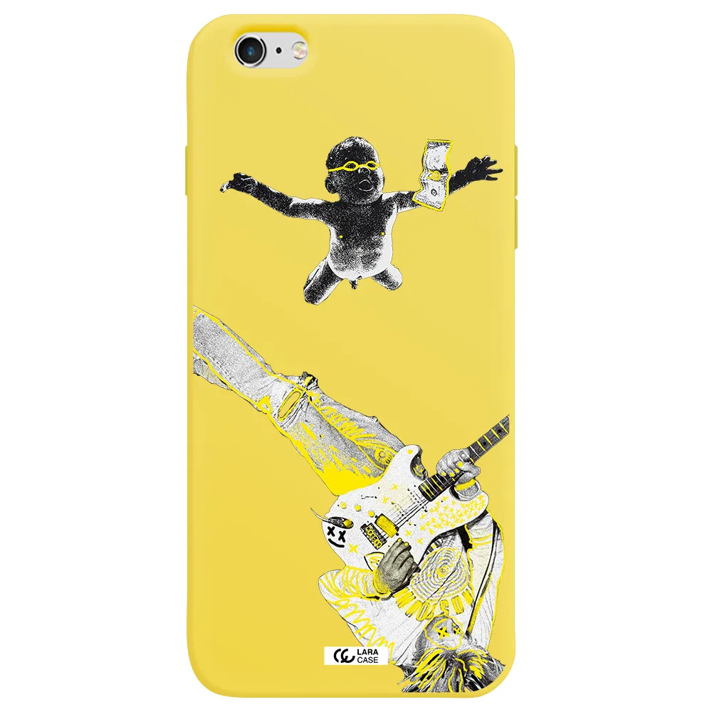 Guitarist Apple iPhone 6S Silicone canary yellow Case