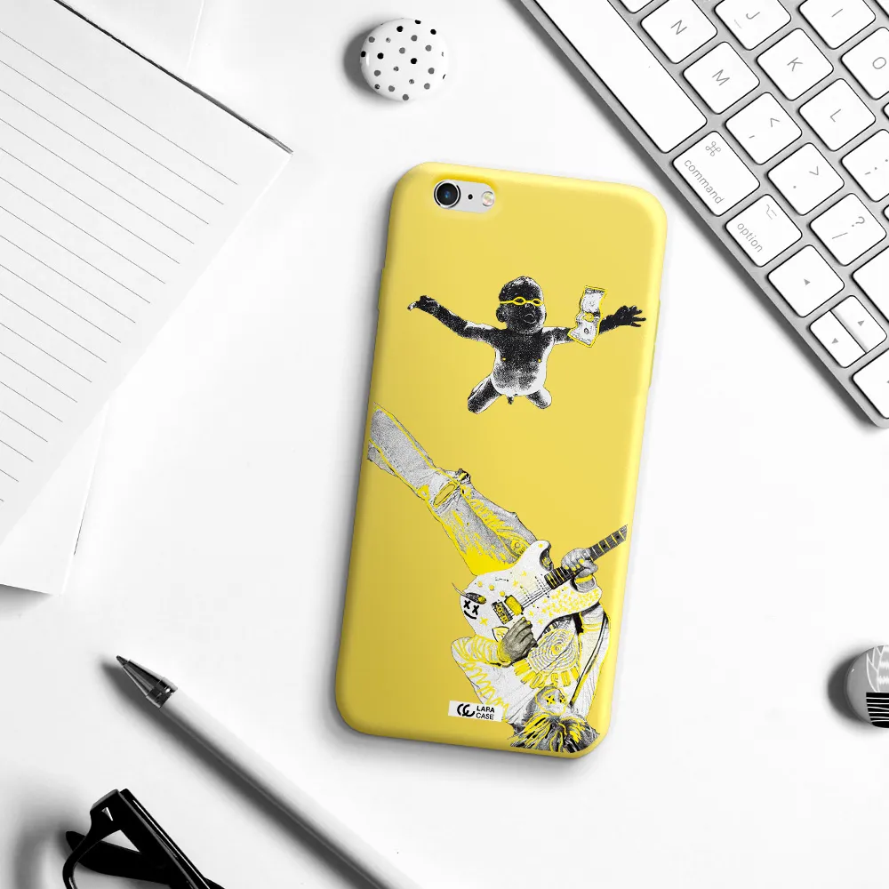 Guitarist Apple iPhone 6S Silicone canary yellow Case