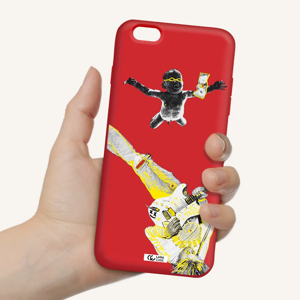 Guitarist Apple iPhone 6S Silicone Imperial Red Case