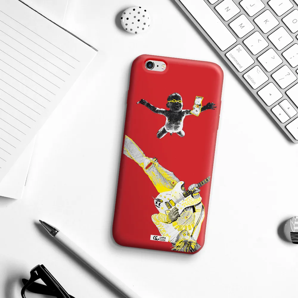 Guitarist Apple iPhone 6S Silicone Imperial Red Case