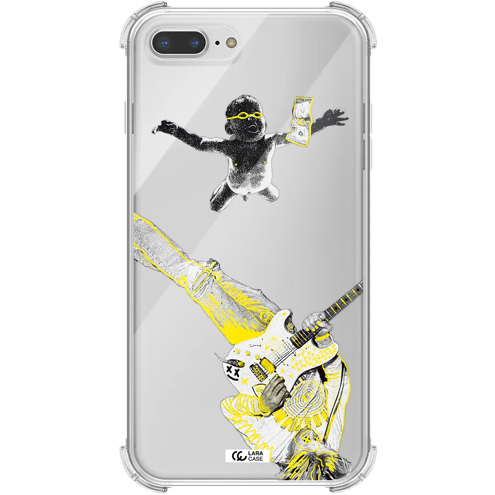 Guitarist Apple iPhone 7 plus Clear PC Case