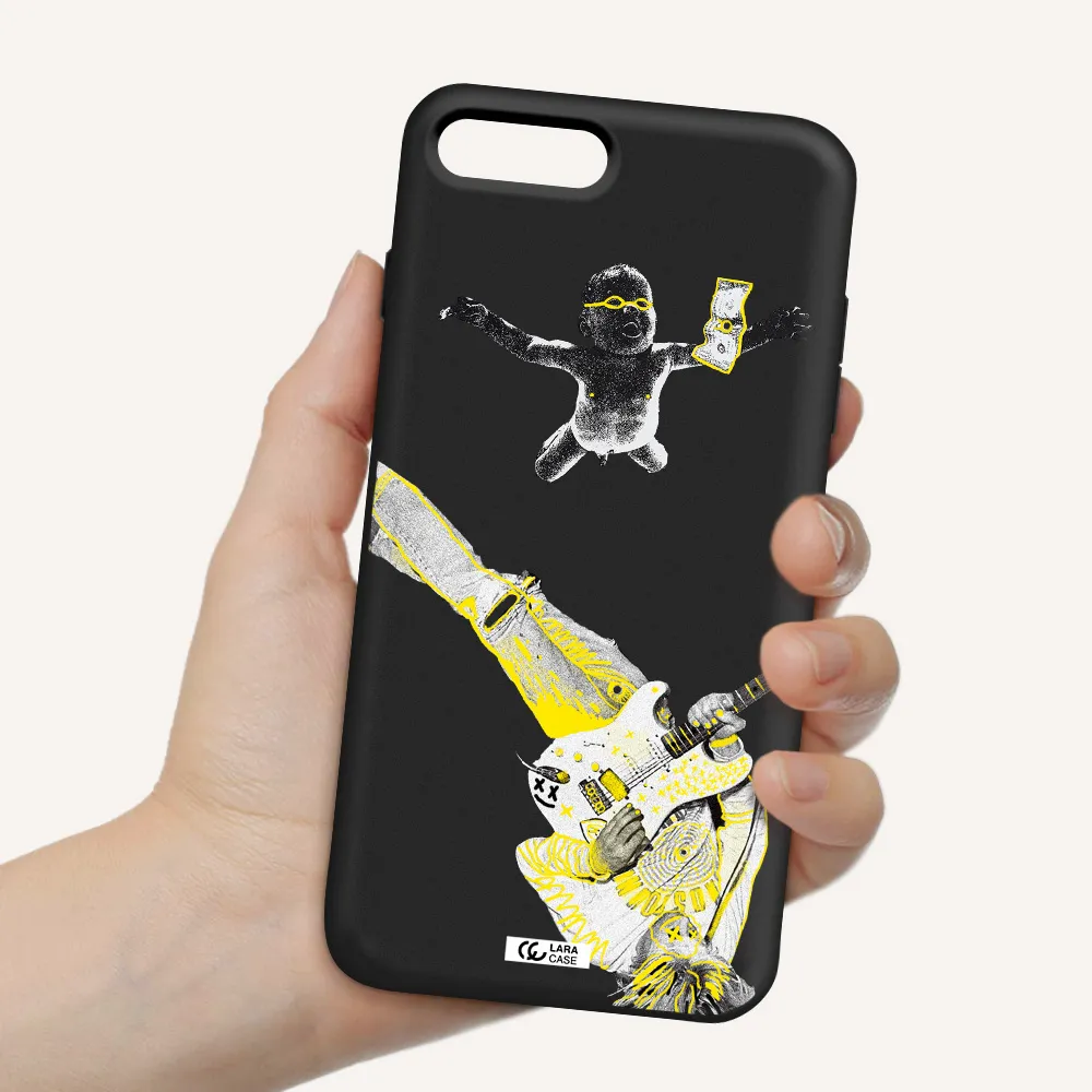 Guitarist Apple iPhone 7 plus Silicone black Case