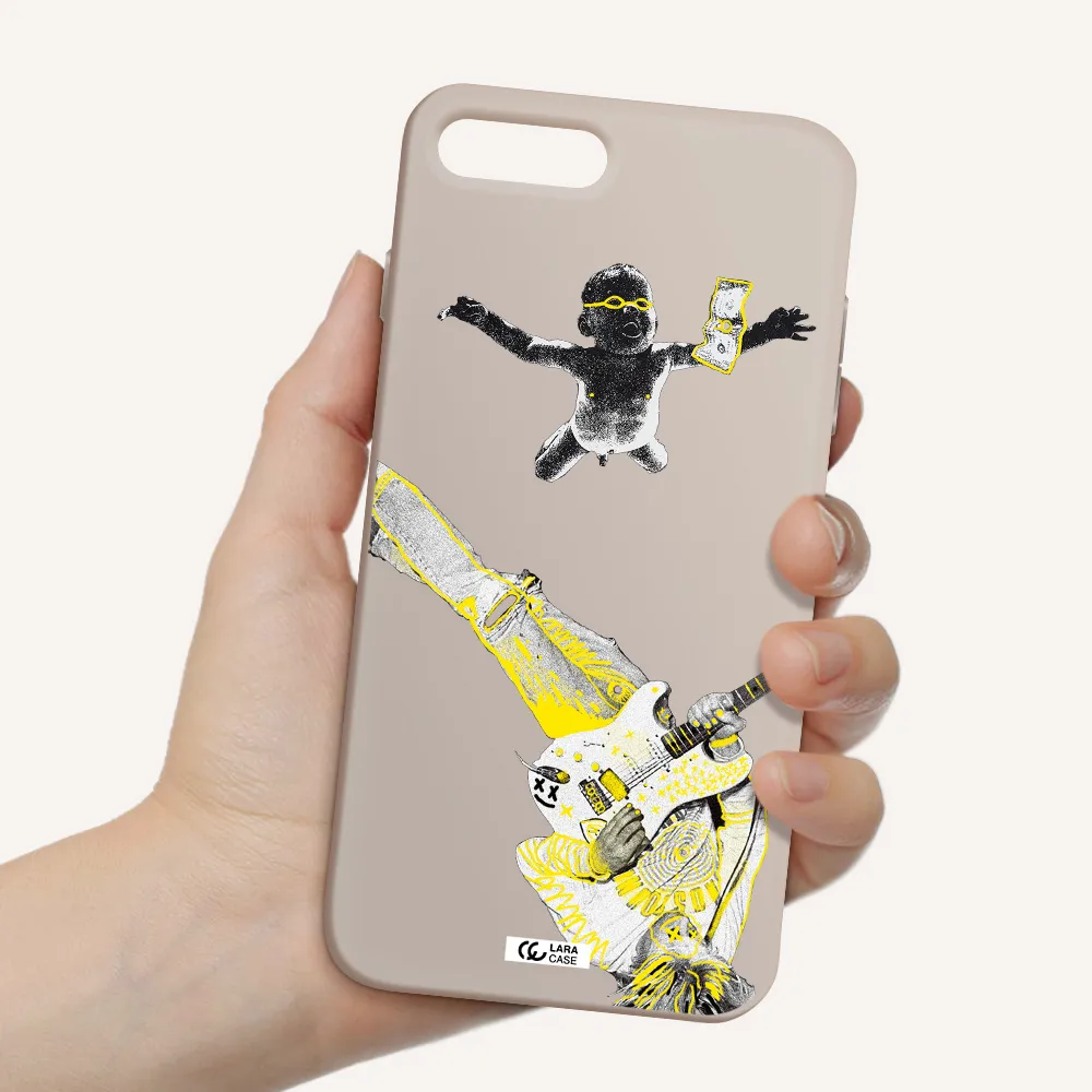 Guitarist Apple iPhone 7 plus Silicone Stone Case