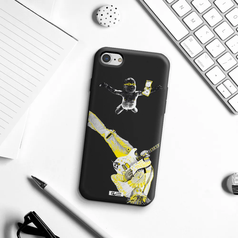 Guitarist Apple iPhone 7 Silicone black Case