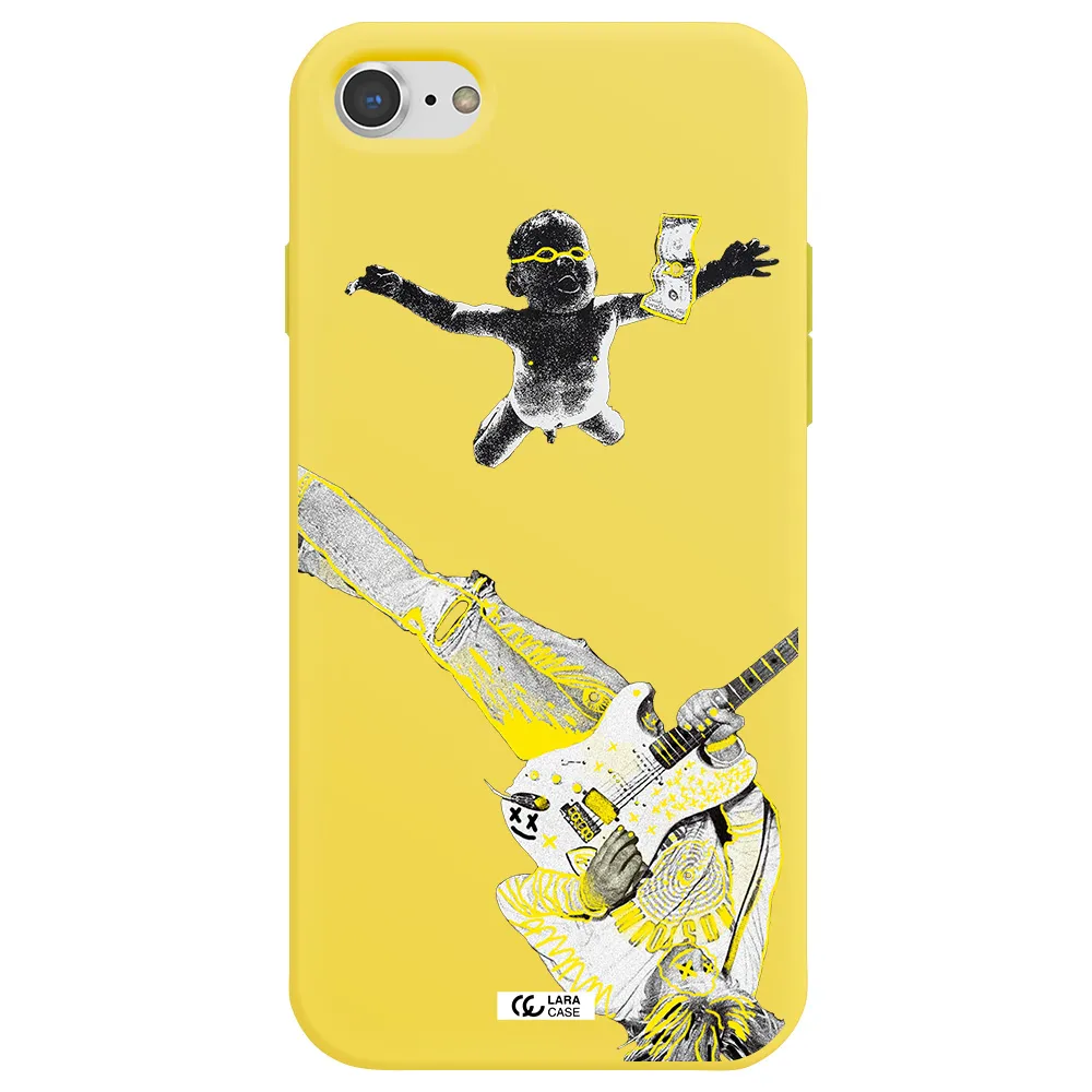 Guitarist Apple iPhone 7 Silicone canary yellow Case