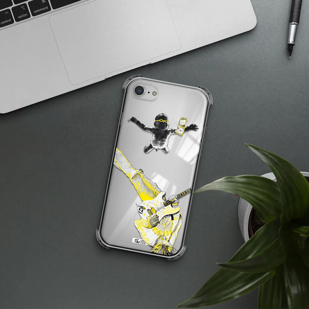 Guitarist Apple iPhone 8 Clear PC Case
