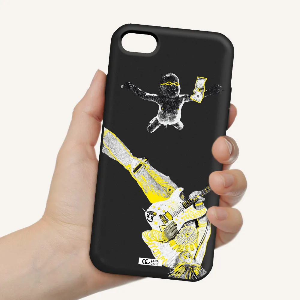 Guitarist Apple iPhone 8 Silicone black Case