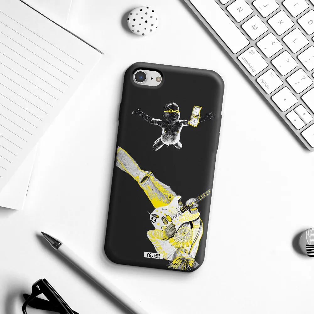Guitarist Apple iPhone 8 Silicone black Case