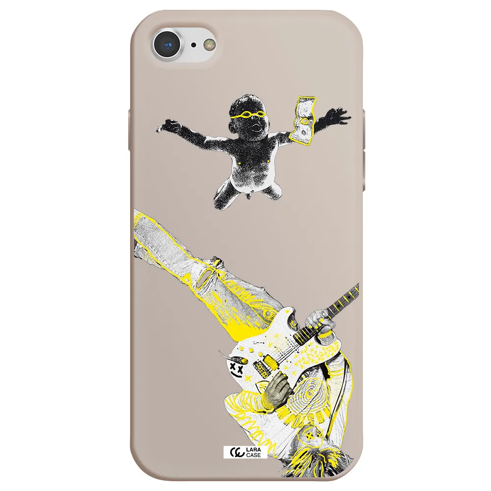 Guitarist Apple iPhone 8 Silicone Stone Case