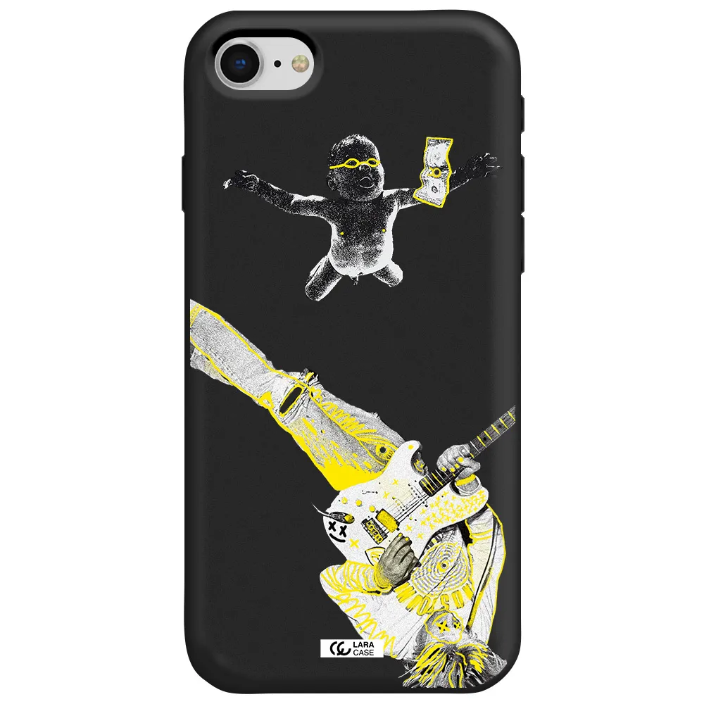 Guitarist Apple iPhone se 2020 Silicone black Case