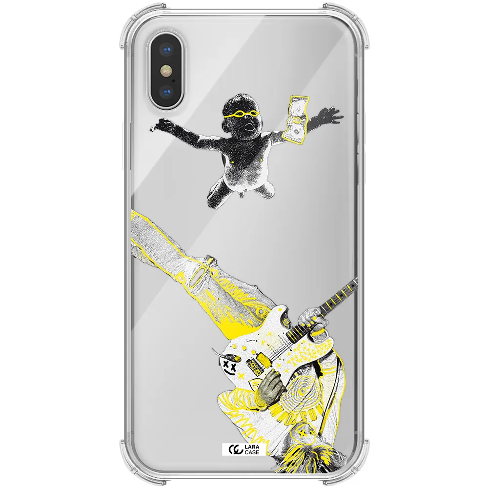 Guitarist Apple iPhone X Clear PC Case