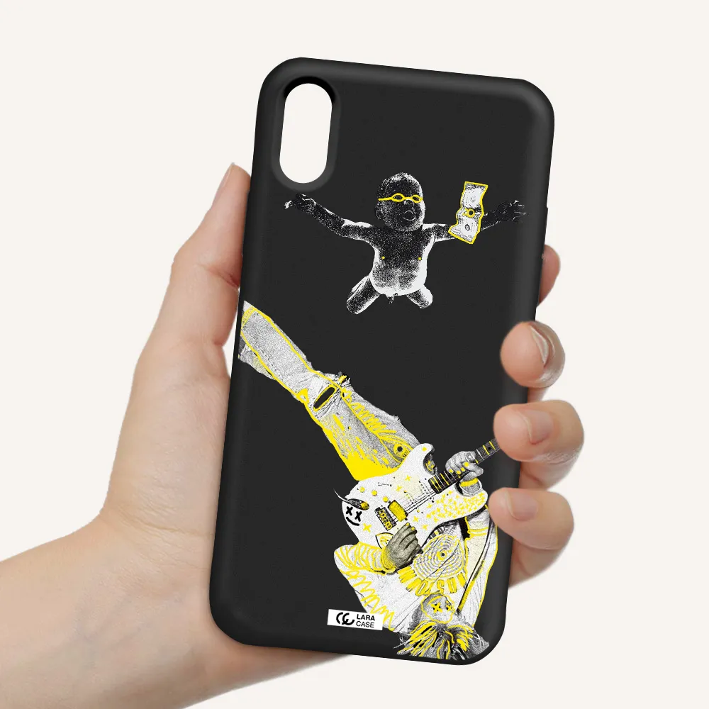 Guitarist Apple iPhone X Silicone black Case