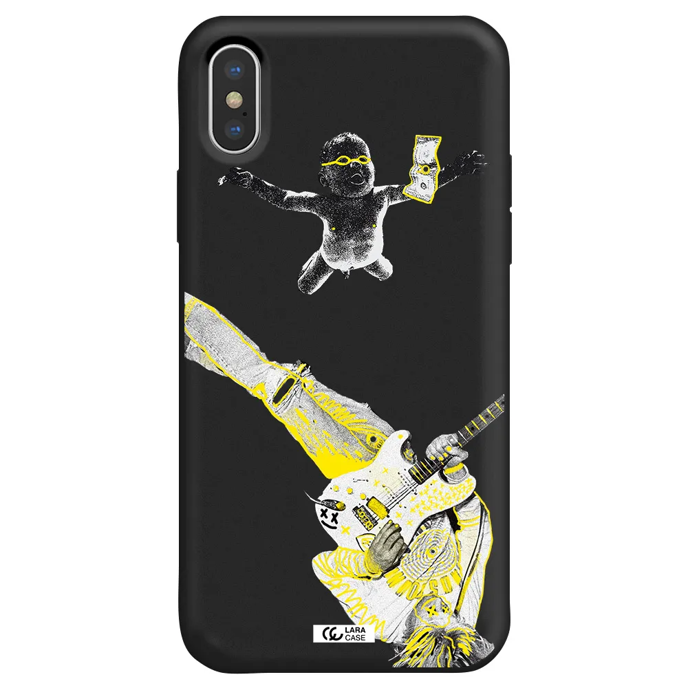 Guitarist Apple iPhone XS Silicone black Case