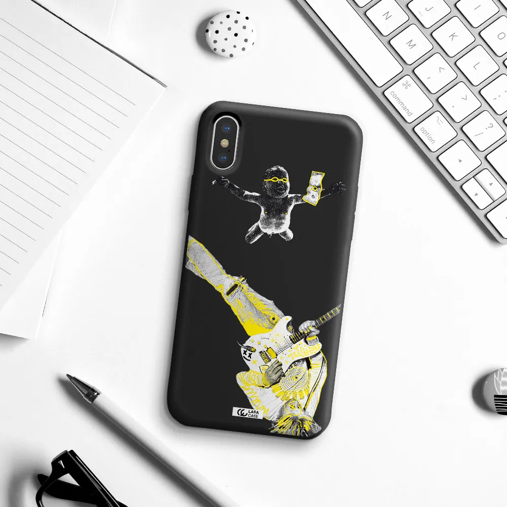 Guitarist Apple iPhone XS Silicone black Case