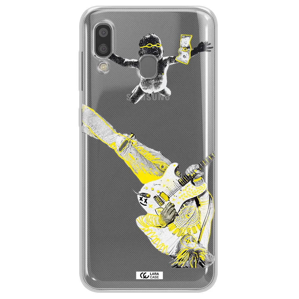 Guitarist Samsung A20 Clear TPU Case