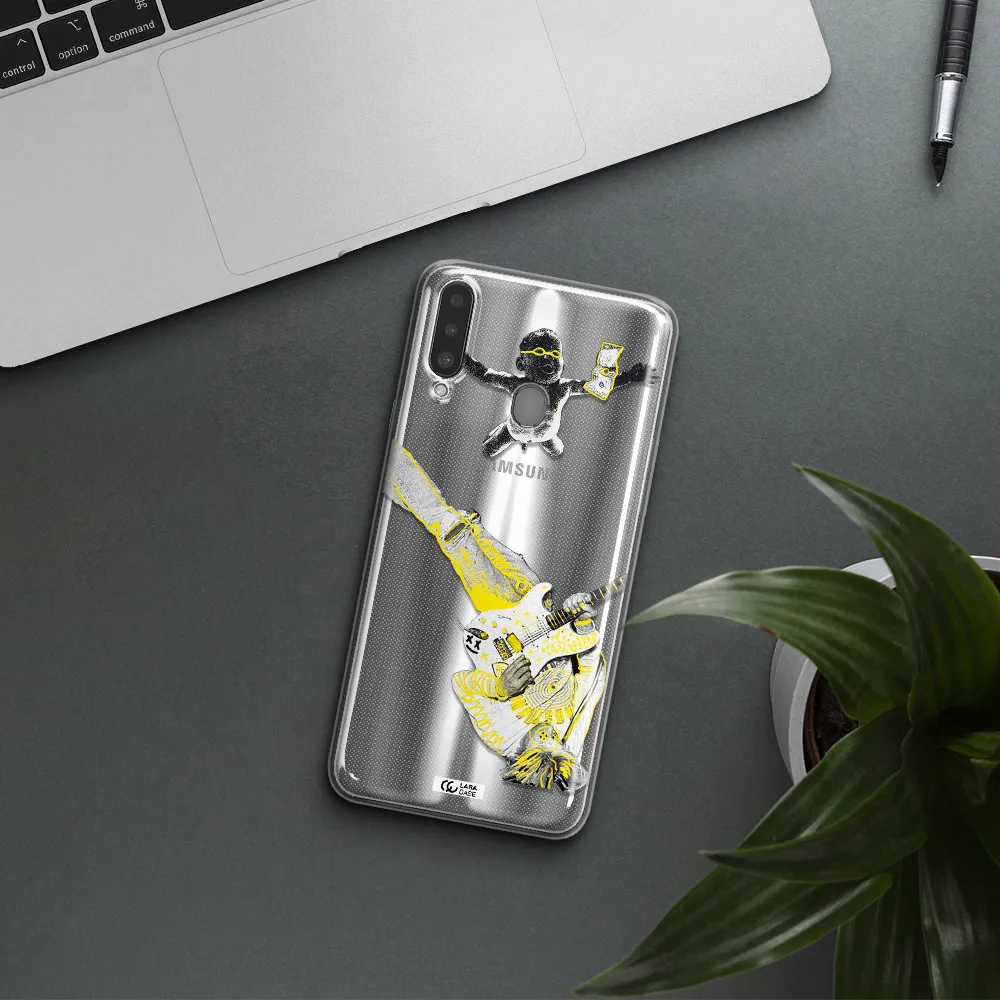 Guitarist Samsung A20S Clear TPU Case