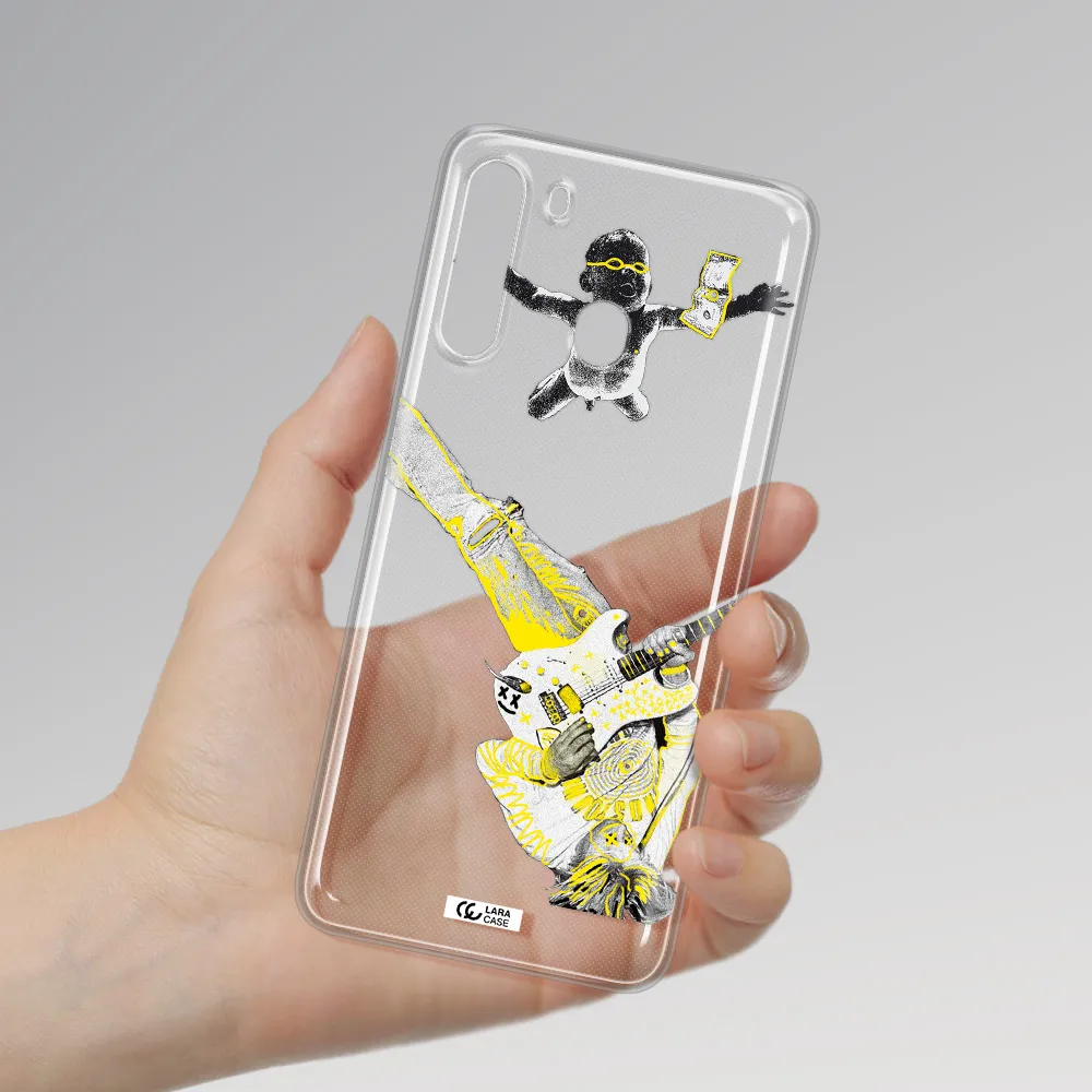 Guitarist Samsung A21 Clear TPU Case