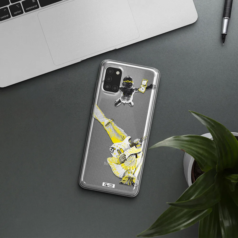 Guitarist Samsung A31 Clear TPU Case