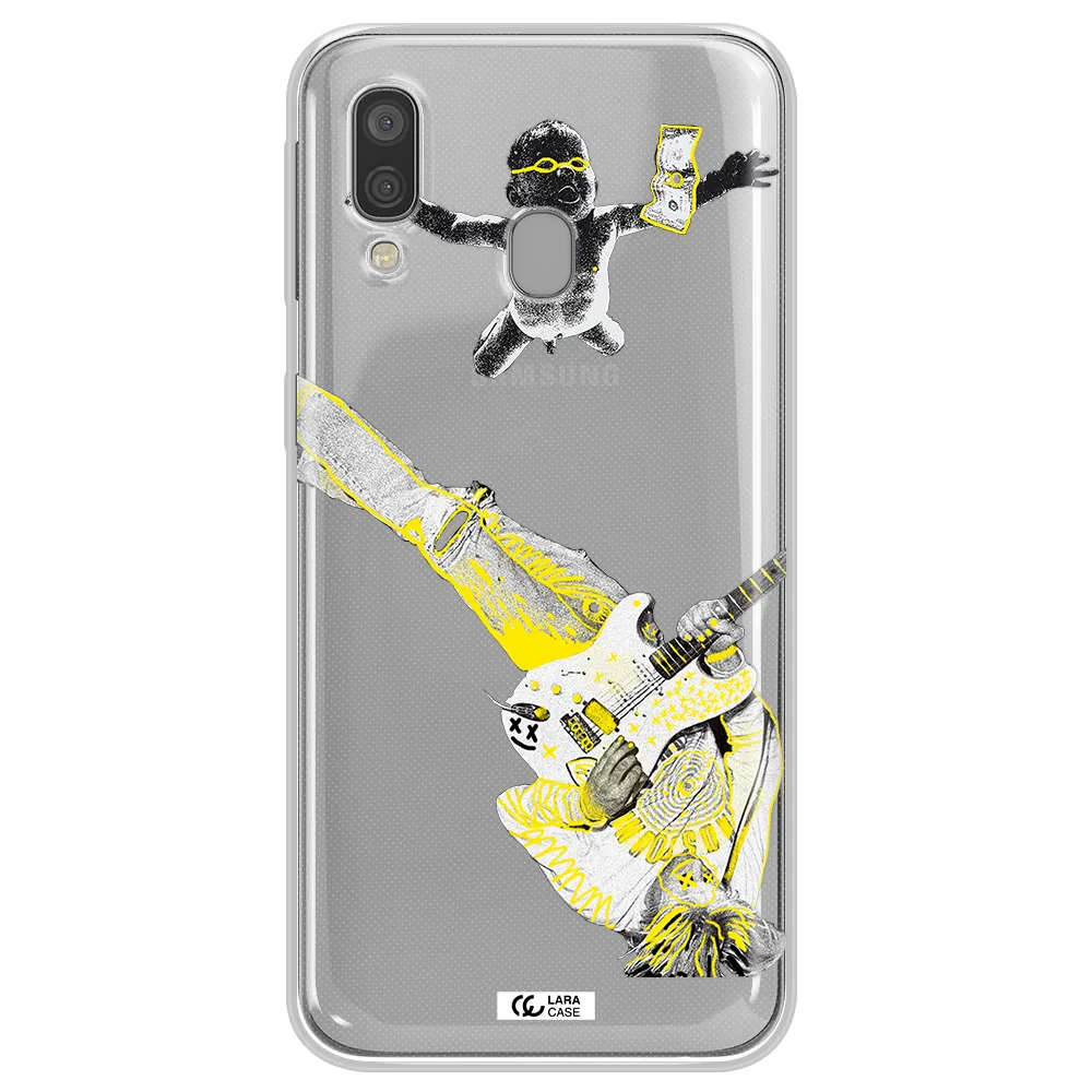 Guitarist Samsung A40 Clear TPU Case