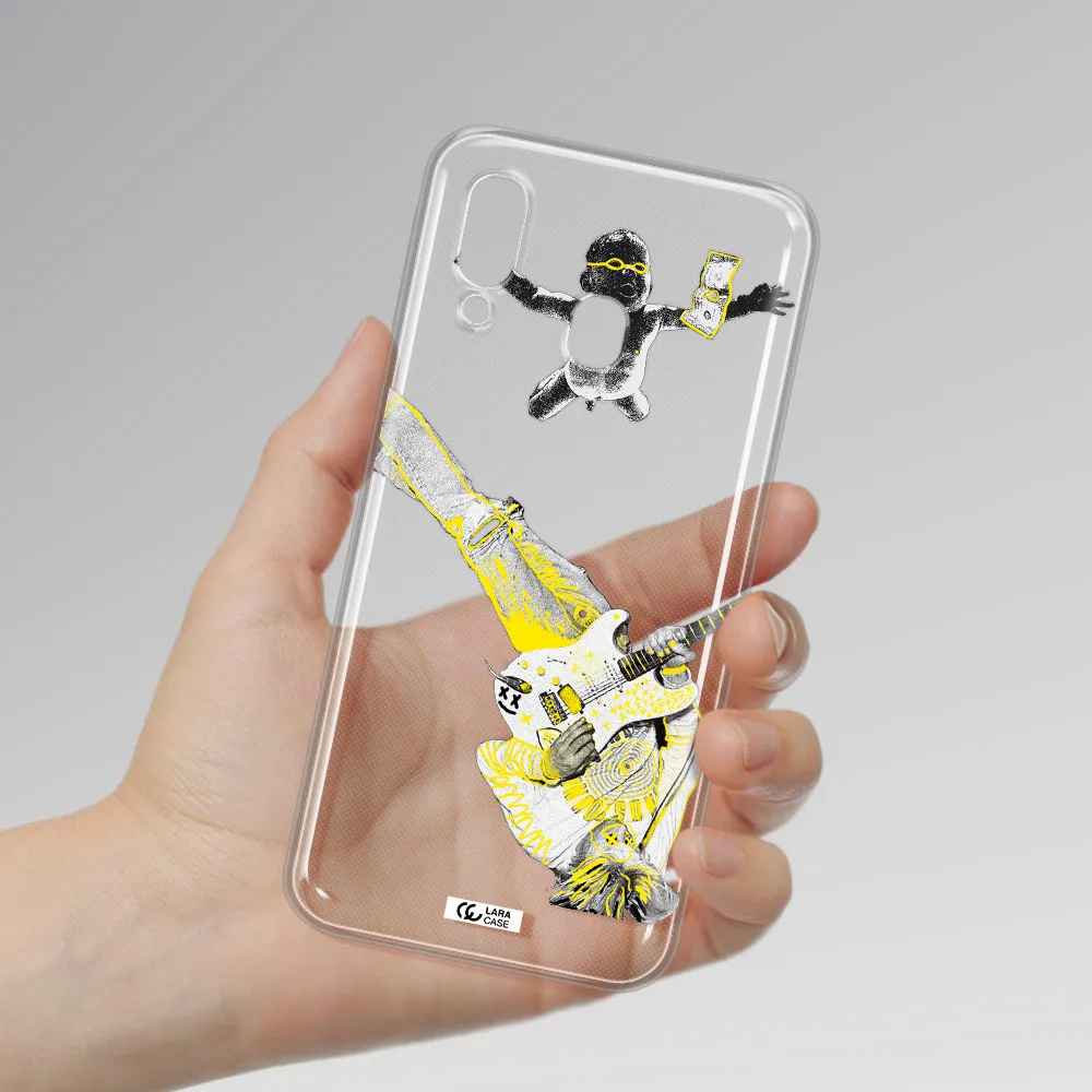 Guitarist Samsung A40 Clear TPU Case