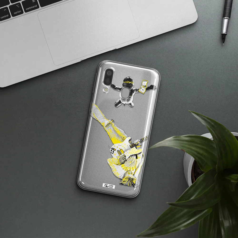 Guitarist Samsung A40 Clear TPU Case