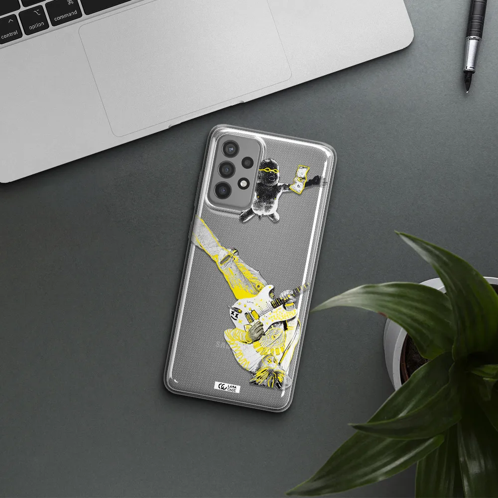 Guitarist Samsung A72 Clear TPU Case