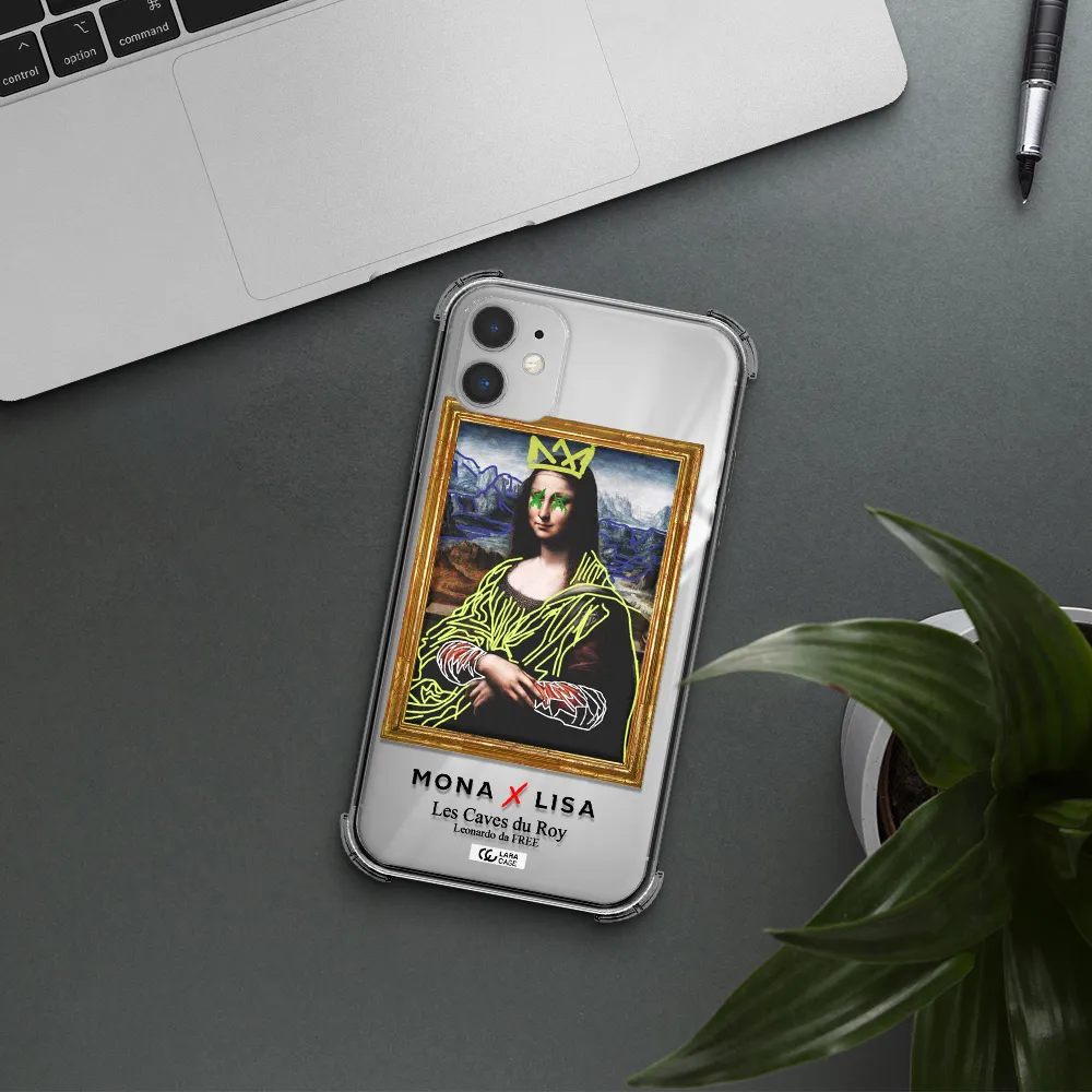 Monalisa Pop Art Apple iPhone 11 Clear PC Case