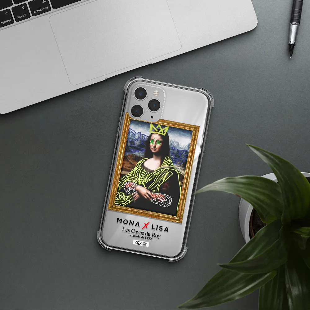 Monalisa Pop Art Apple iPhone 11 pro Clear PC Case